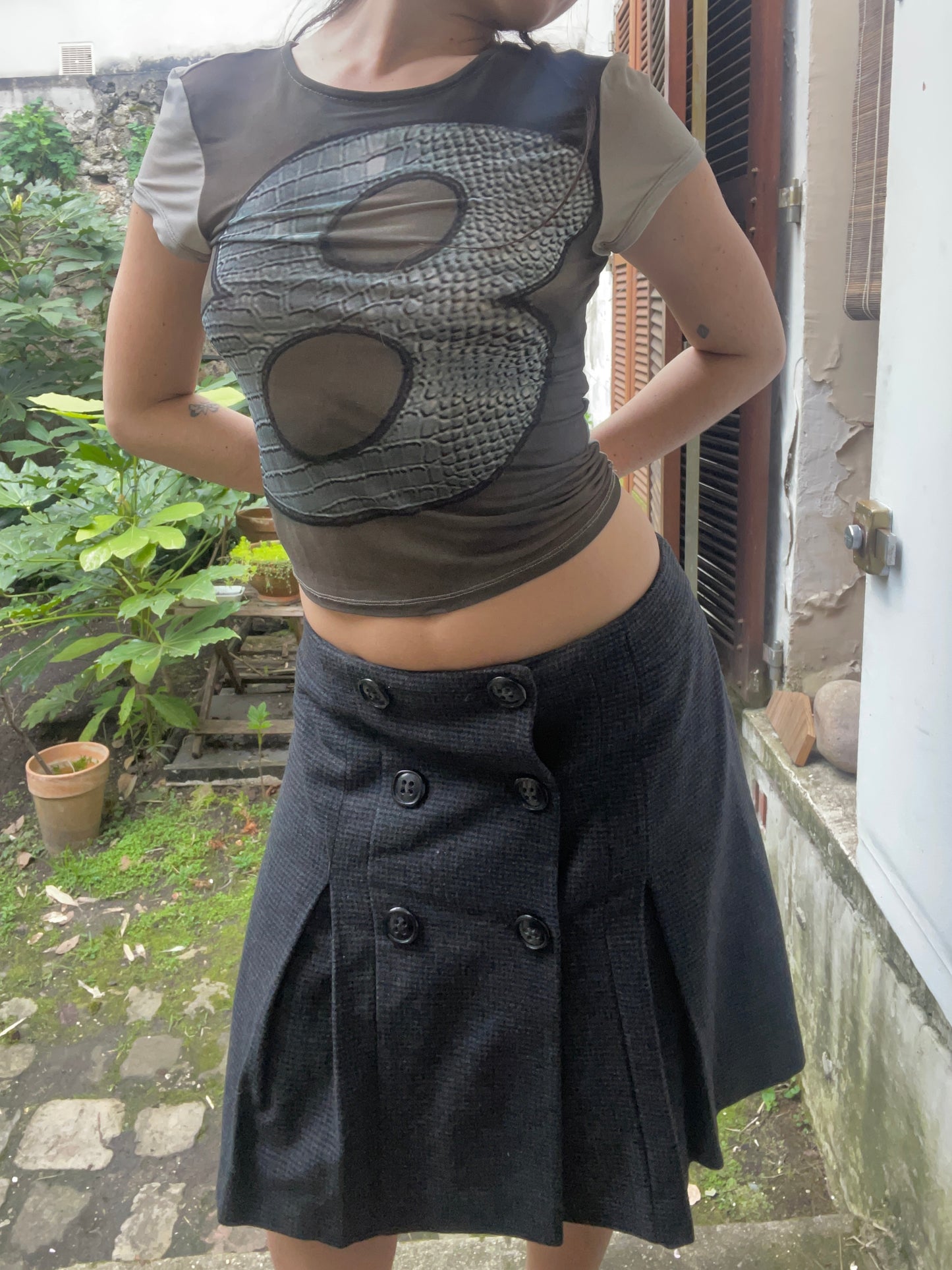 gerard darel wool skirt