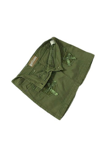 john galliano bow skirt
