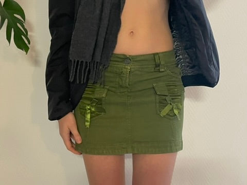 john galliano bow skirt