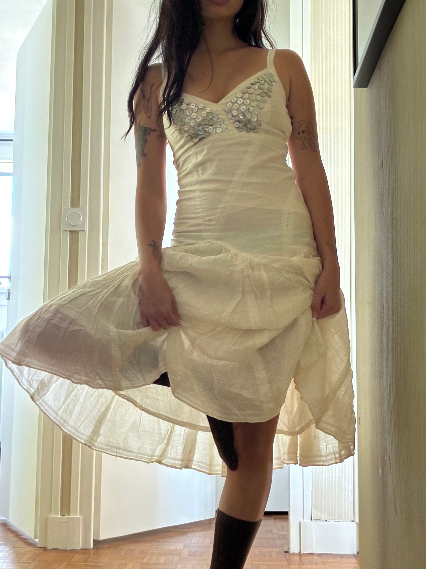 boho sequin dress