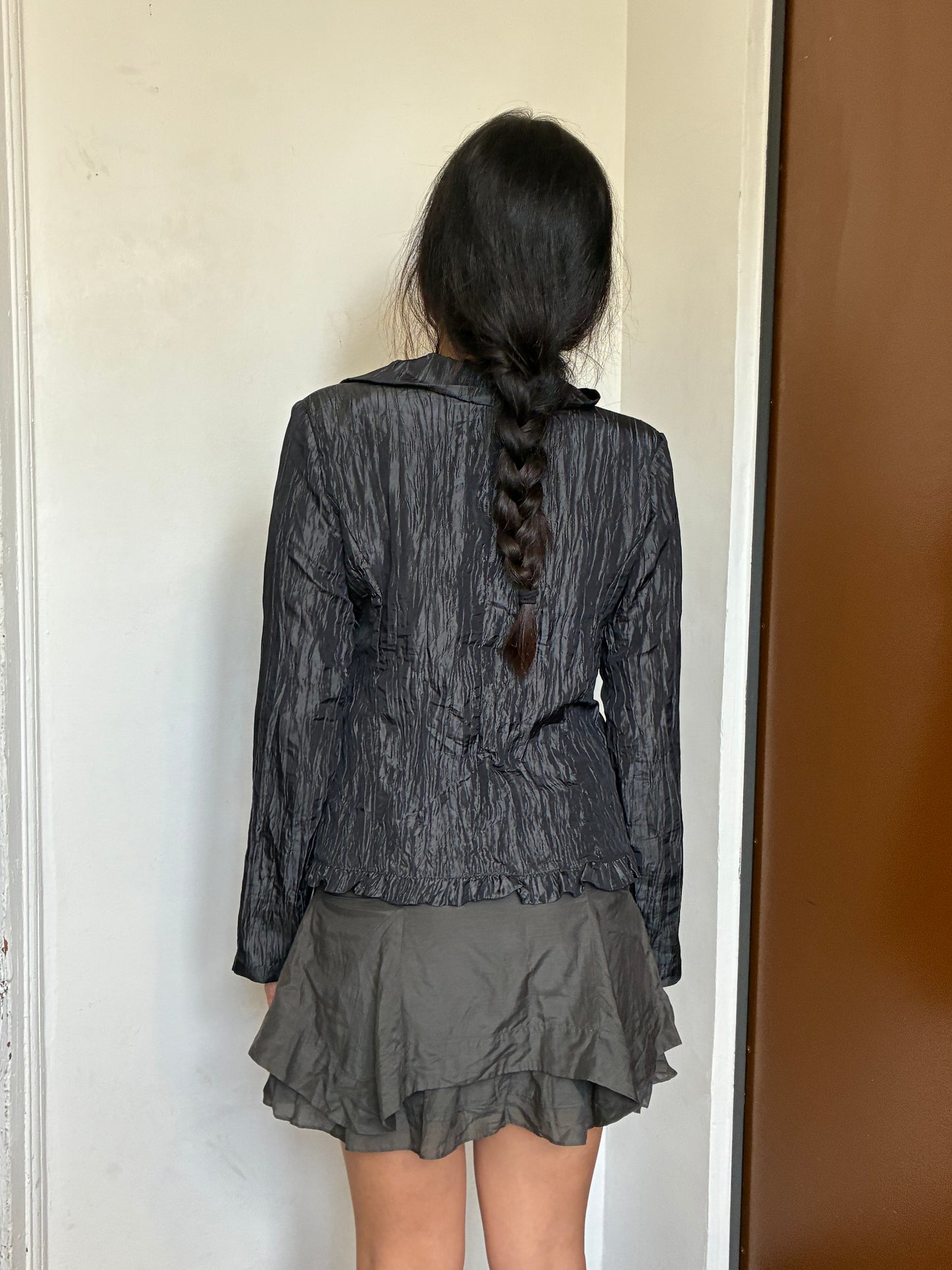 diesel flounce mini skirt