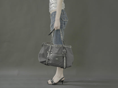 dolce&gabbana silver studs handbag