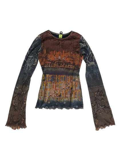 save the queen! mesh top