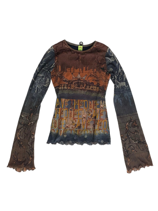 save the queen! mesh top