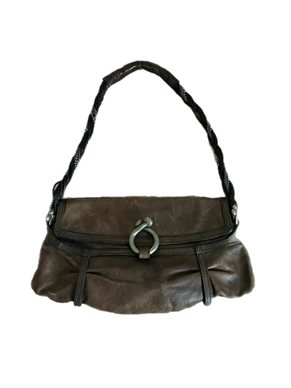 kenzo brown leather bag