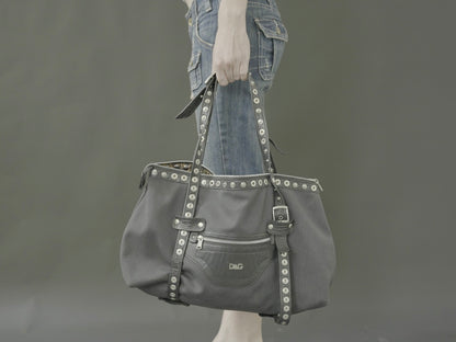 dolce&gabbana silver studs handbag