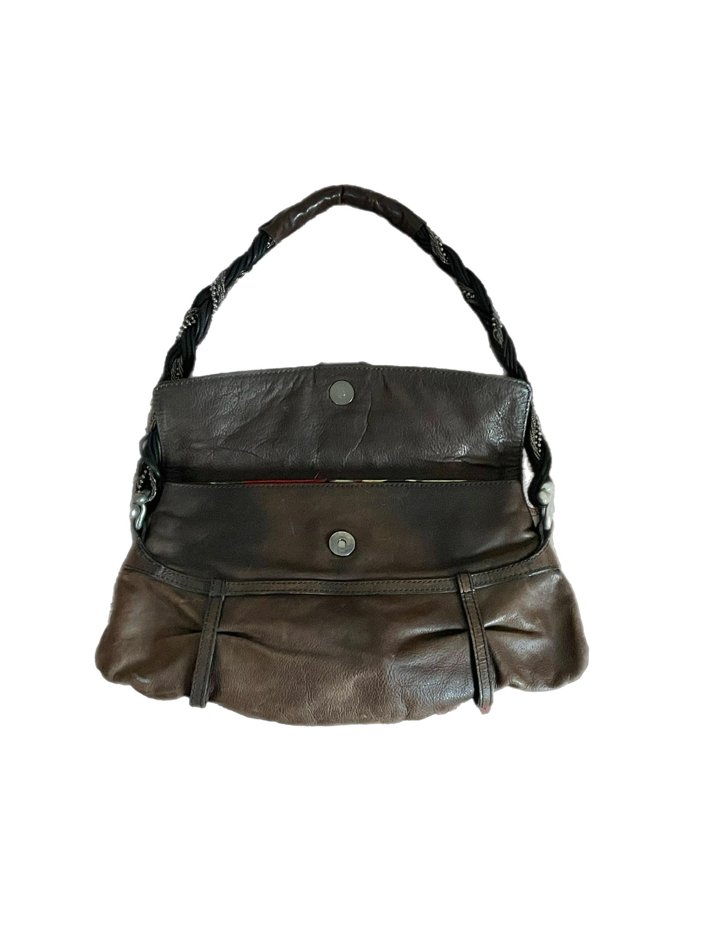 kenzo brown leather bag