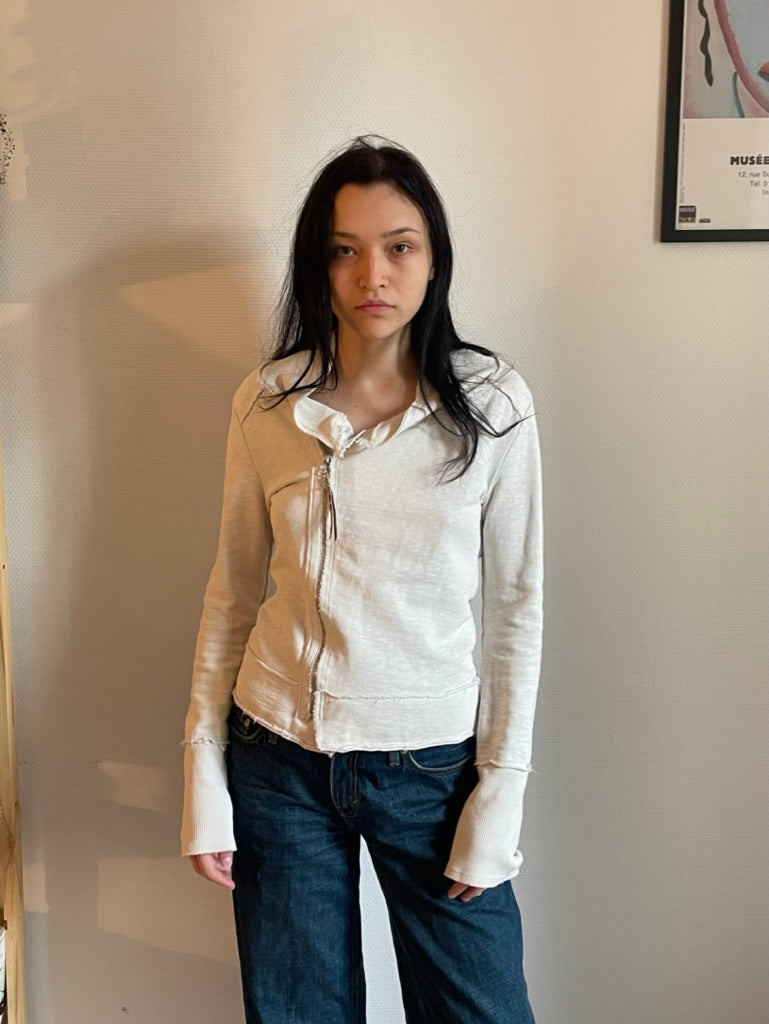 diesel deconstructed long sleeve top