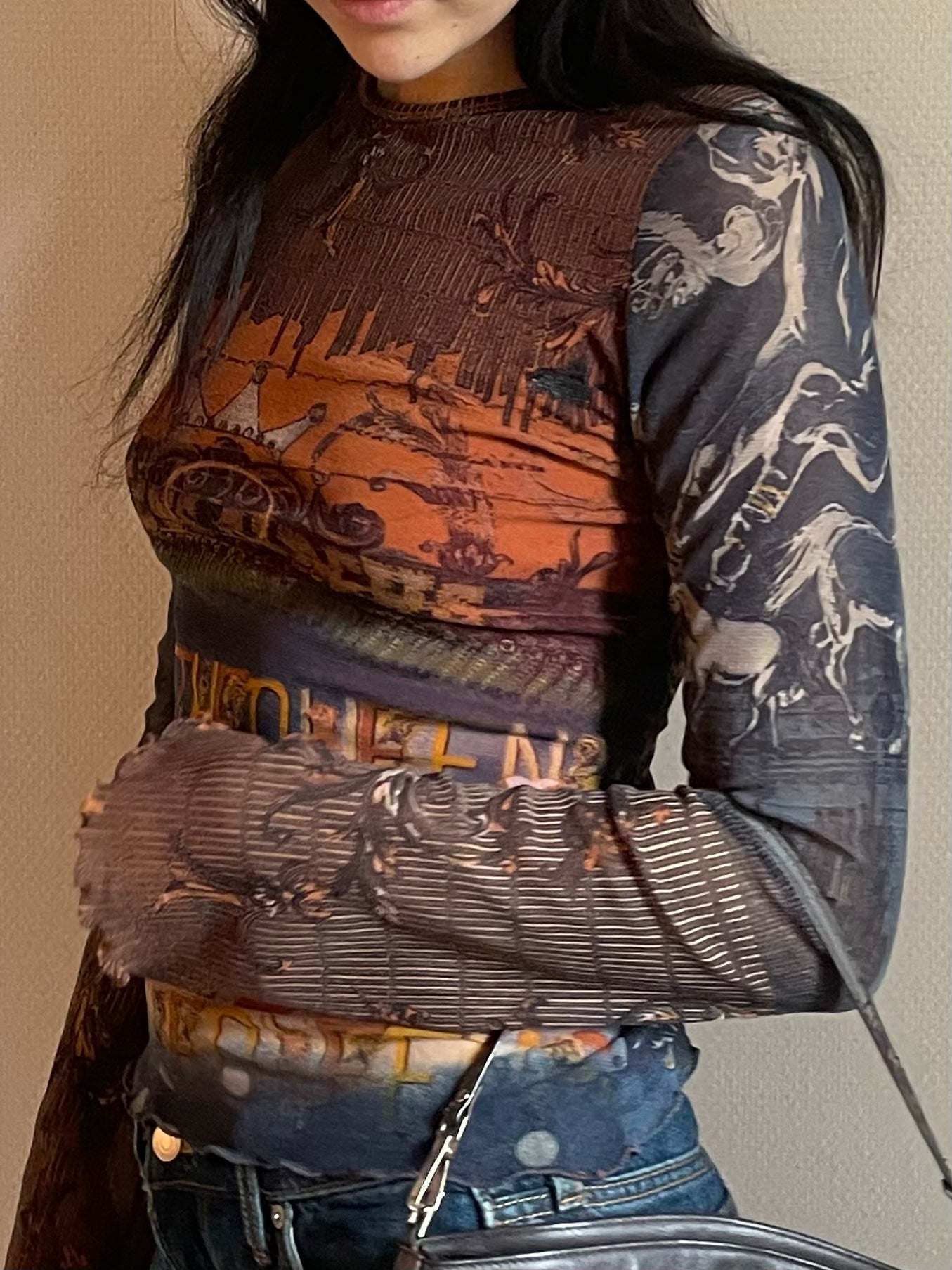 save the queen! mesh top