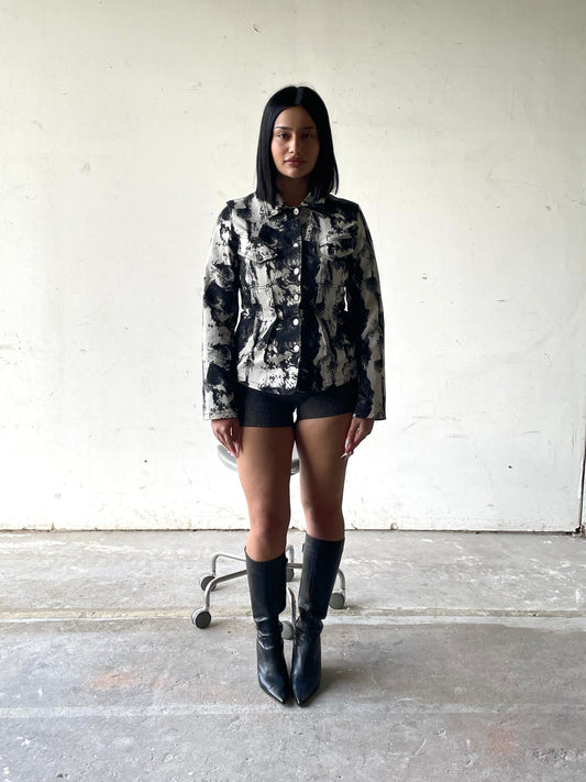 kenzo black and white jacket