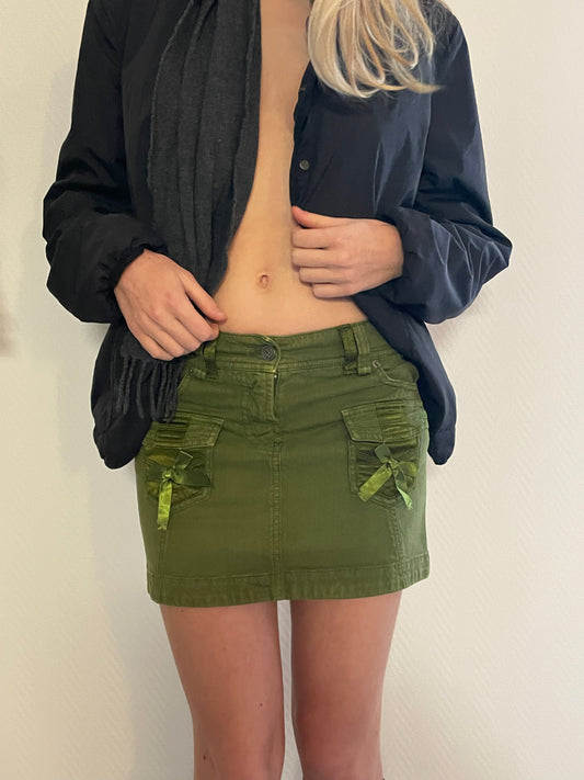 john galliano bow skirt