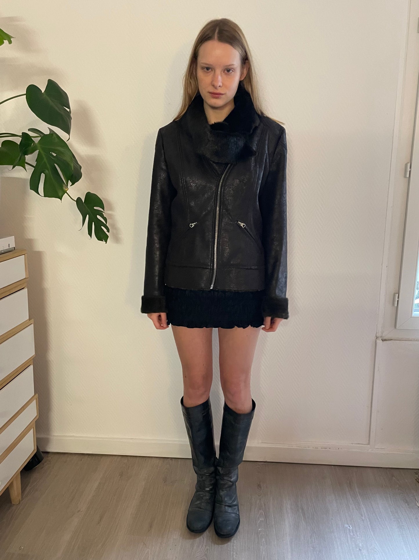 miss sixty faux fur coat