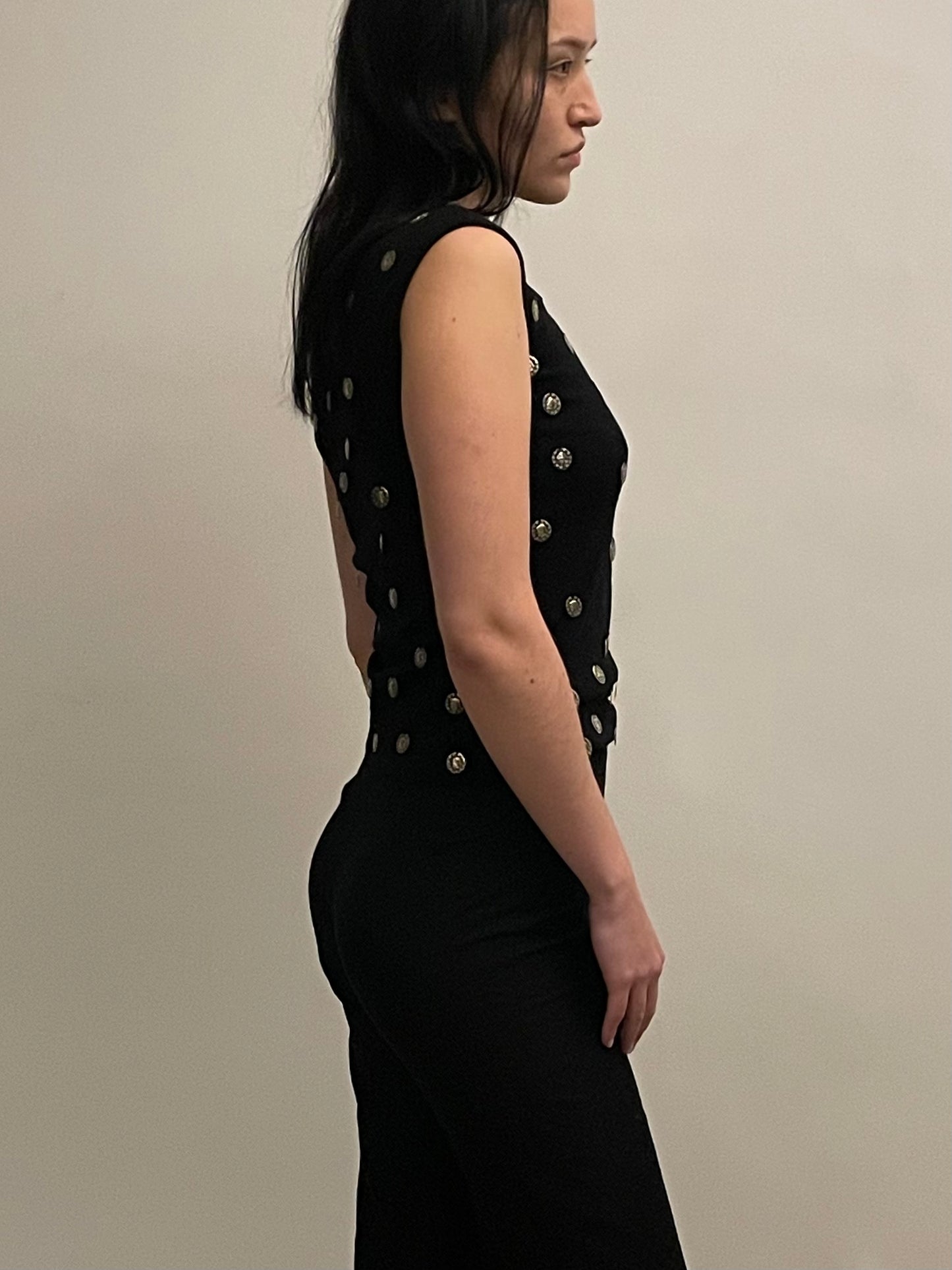 miss sixty coin black top