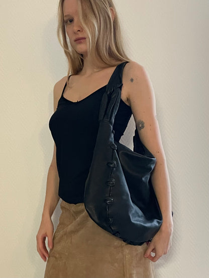 lupo oversize leather bag