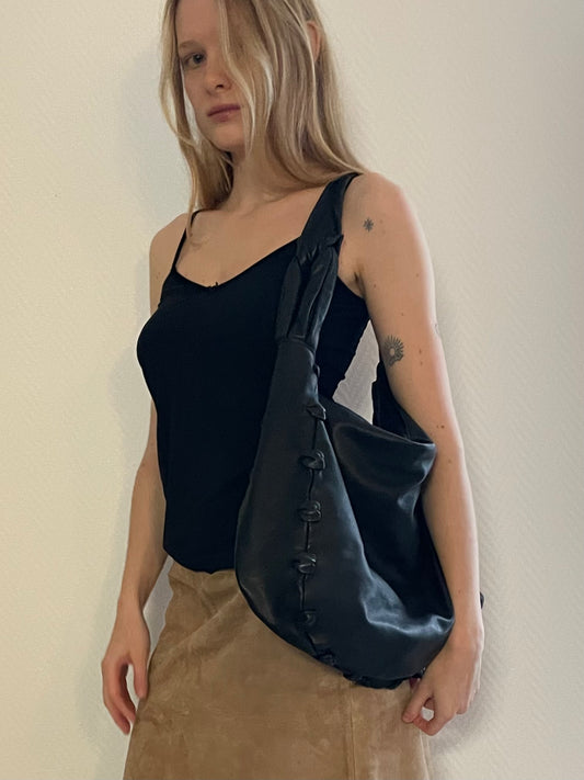 lupo oversize leather bag