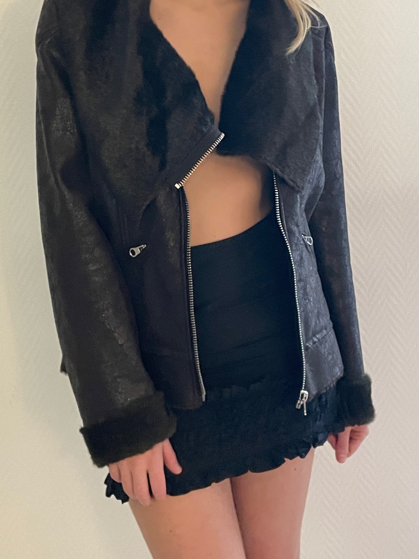blumarine silk miniskirt