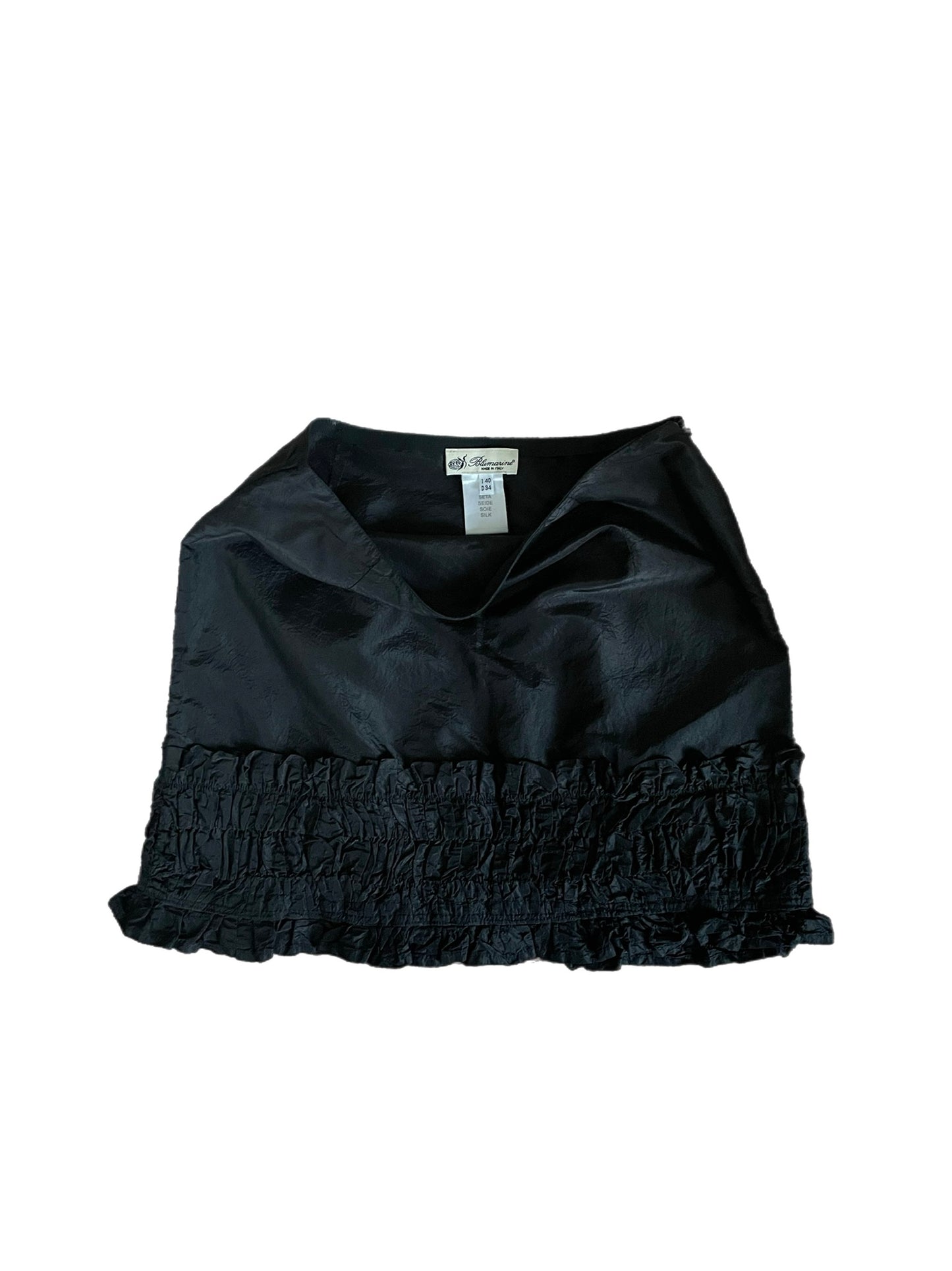 blumarine silk miniskirt