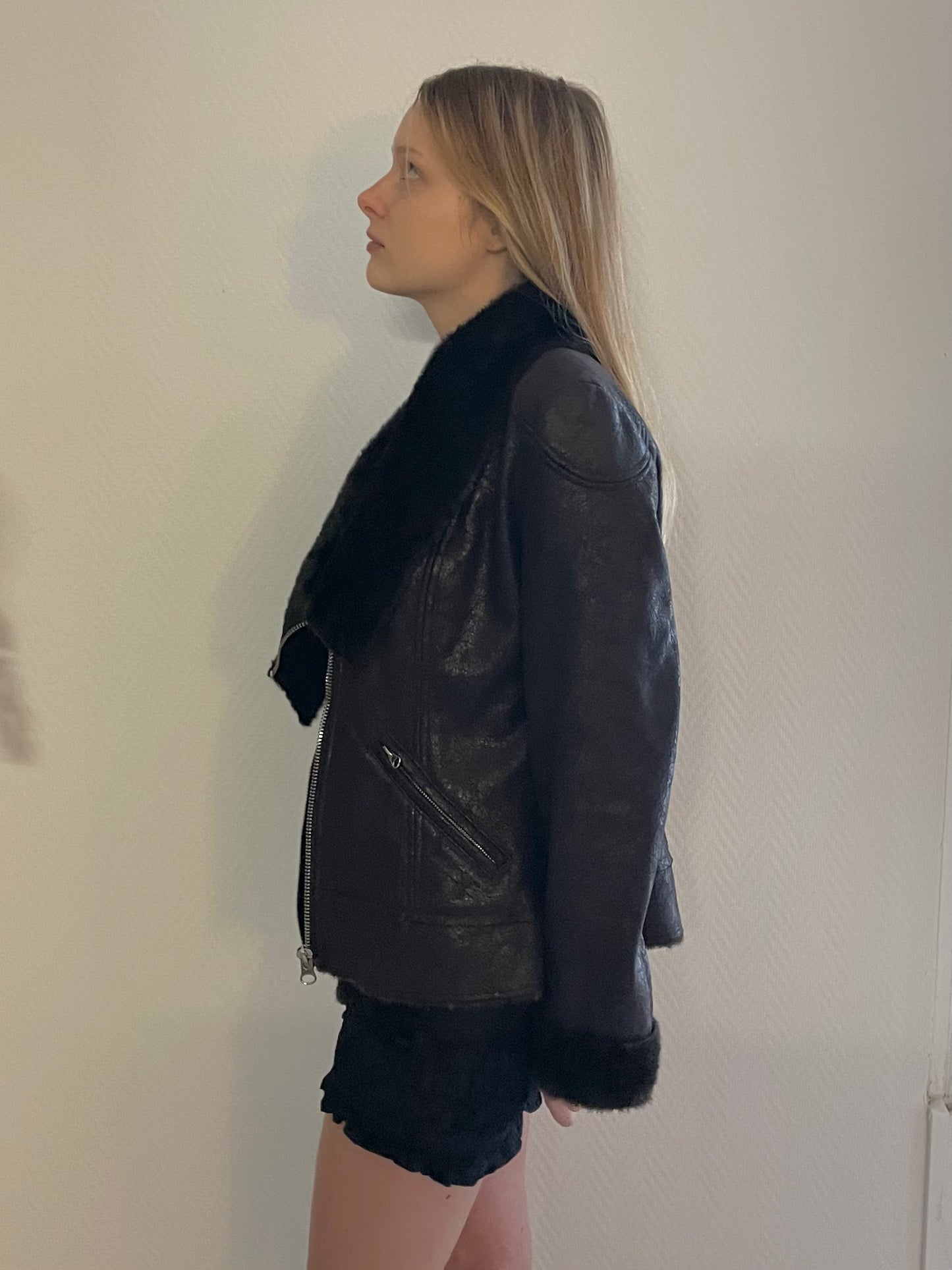 miss sixty faux fur coat
