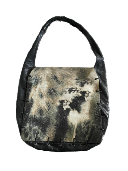 roberto cavalli animal print bag