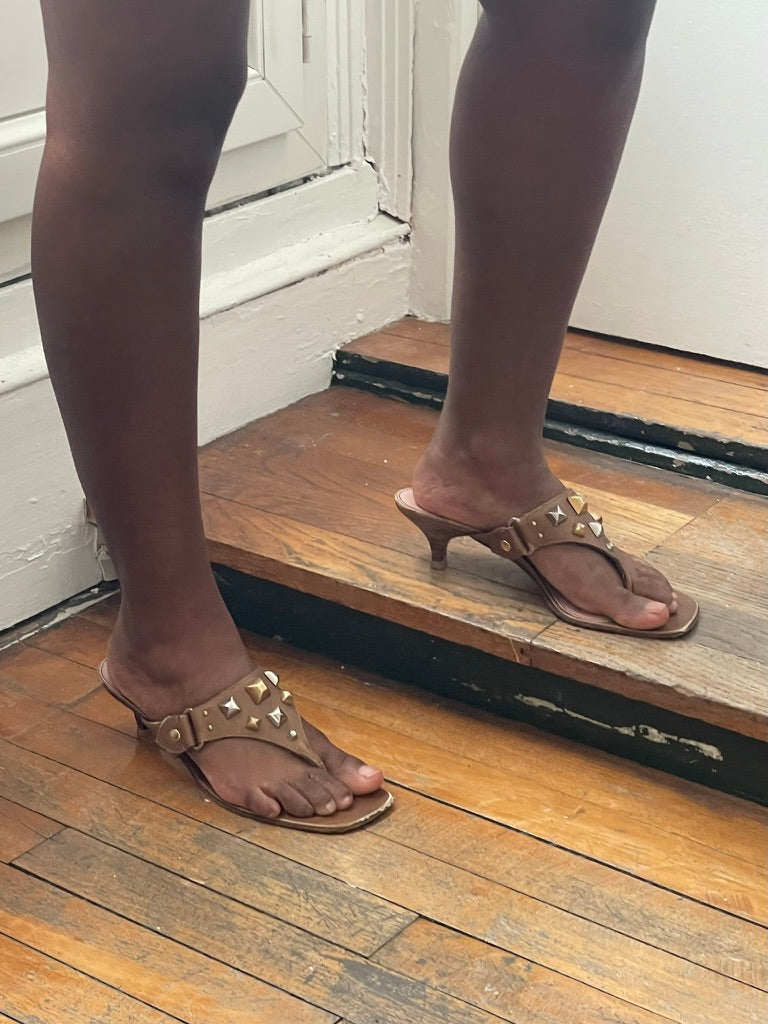 prada nails sandals