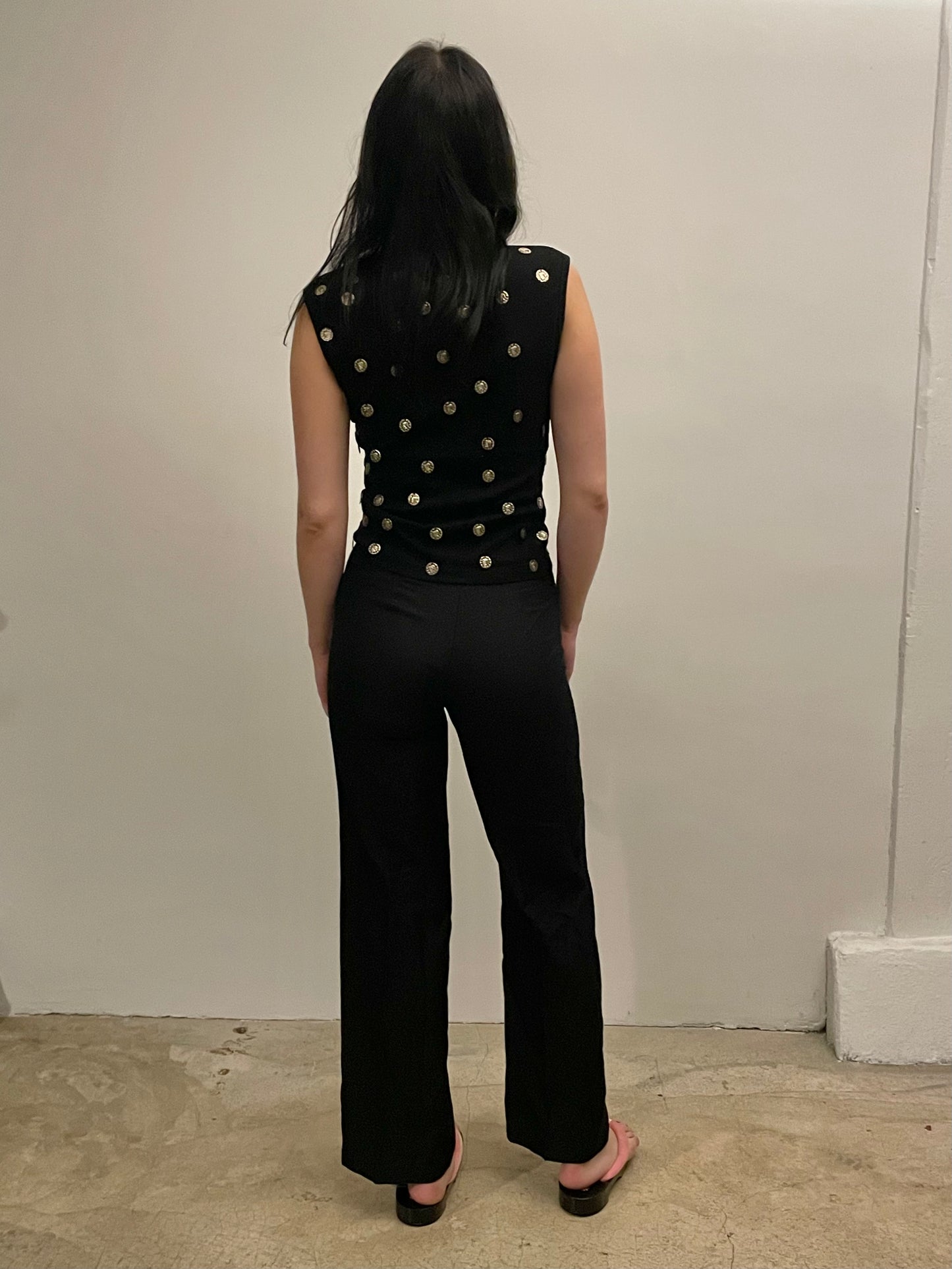 miss sixty coin black top