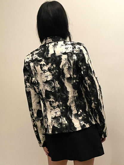 kenzo black and white jacket