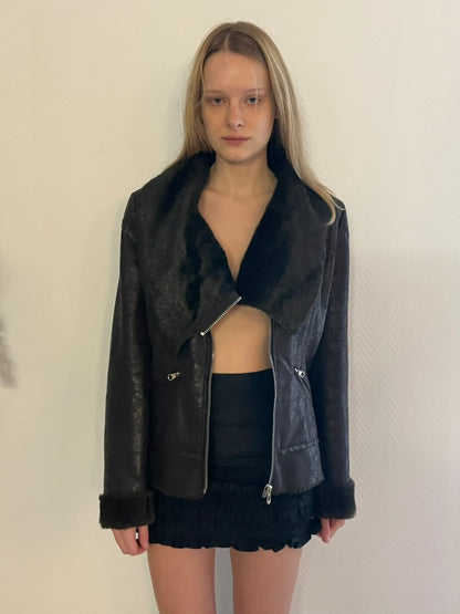 blumarine silk miniskirt
