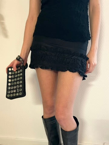 blumarine silk miniskirt