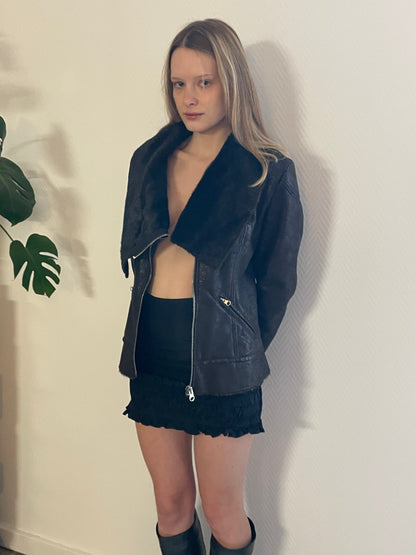 miss sixty faux fur coat