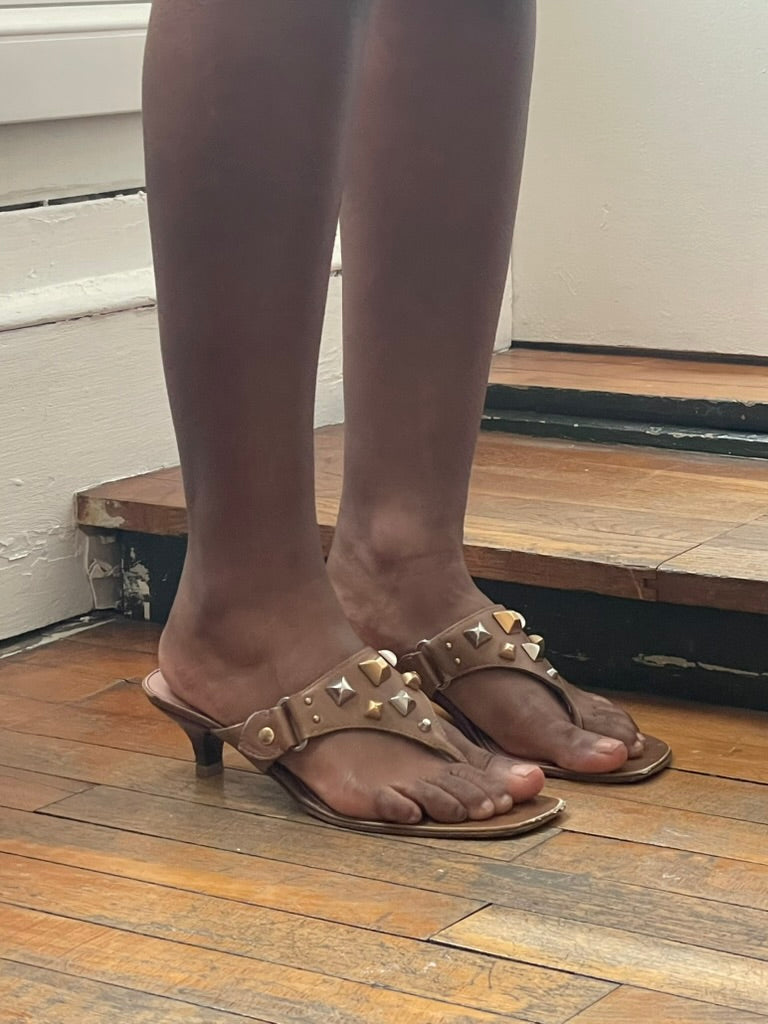 prada nails sandals