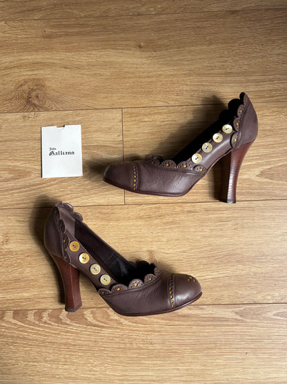 galliano sequins pumps