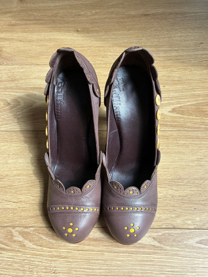 galliano sequins pumps