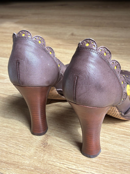 galliano sequins pumps