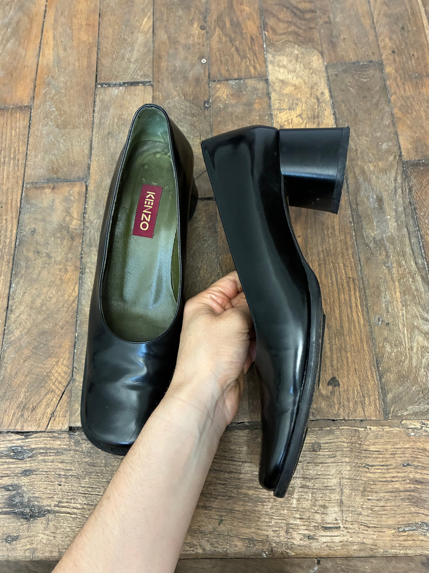 kenzo black pumps